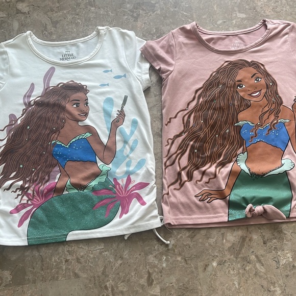 Disney The Little Mermaid 2 Tops - Picture 1 of 10
